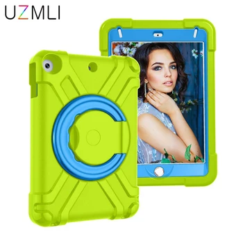 

Kids EVA Safe Shockproof 360 degree Rotating Stand Tablet Case for iPad mini 4 5 7.9 inch Cute Protective Cover couqe + Gifts