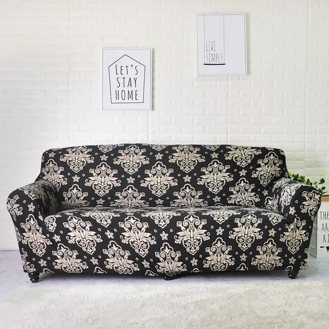 Sofa Covers For Living Room Floral Elastic Couch Cover Fundas Sofas De Dos Y Tres Plazas Slipcover 1 2 3 4 Seater Sofa Cover Aliexpress
