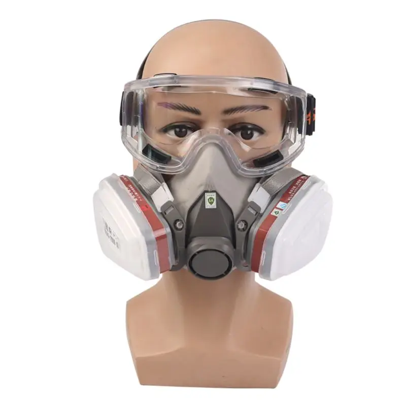 Прямая поставка картина распыления пыли маска противогаз респиратор безопасности работы фильтра пыли маска для 3 м 6200 5N11 6001 501 N95