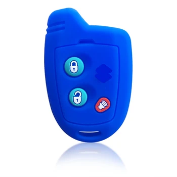

Silicone Car Key Cover Case For Maruti Suzuki Nippon Remote Control Key Holder 3 Button India Car Key Accessories Protection Fob