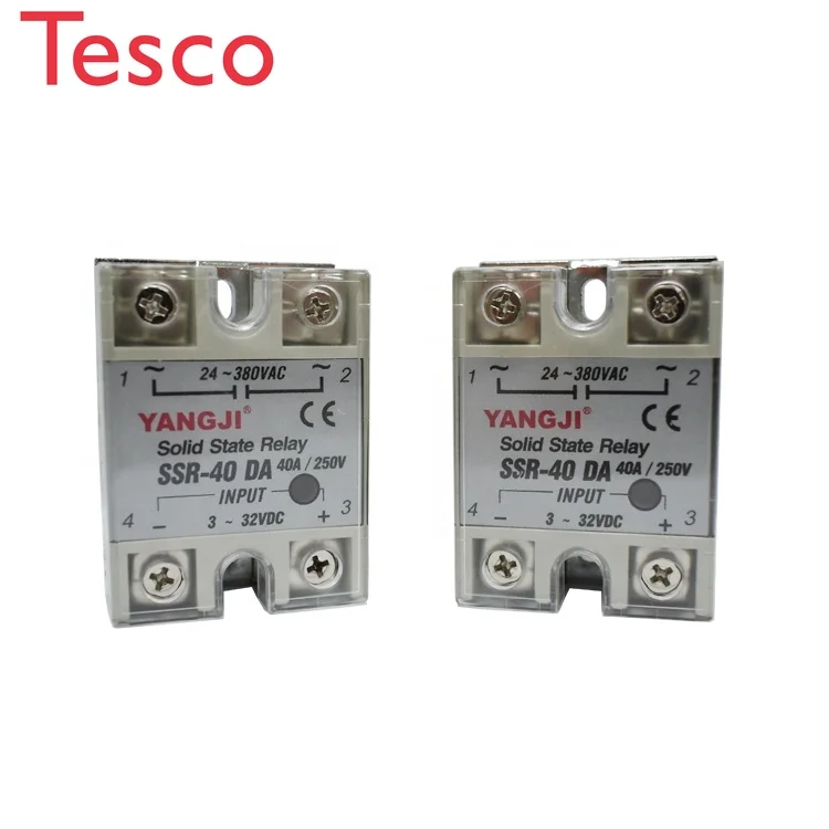 

Industrial use High quality SSR 40A Single Phase Solid State Relay