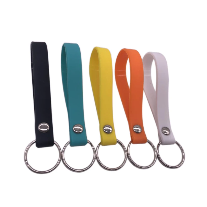 

Изготовленный На Заказ силиконовый брелок для ключей, персональный бренд, милый Цветной силиконовый брелок