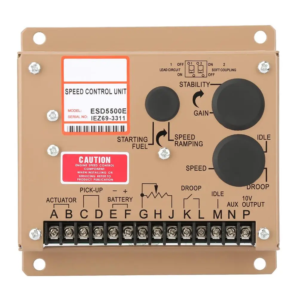 ESD5500E контроллер скорости генератора электронный регулятор скорости двигателя генератор Governor панель контроллера 1 кГц~ 7,5 кГц