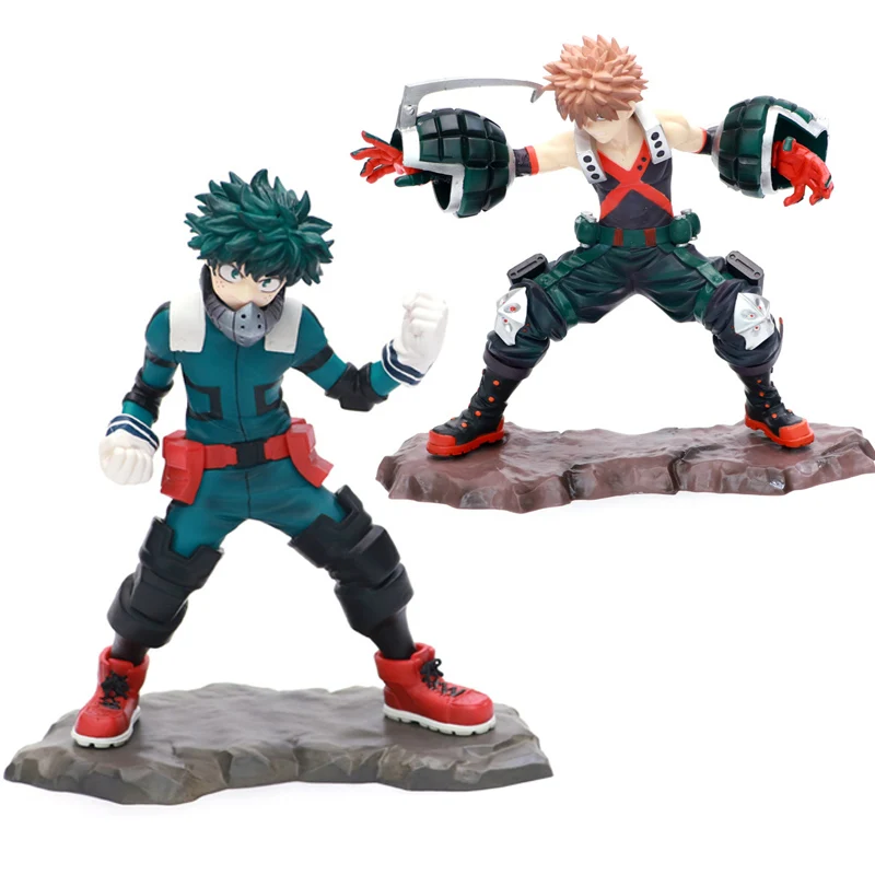 

18cm My Hero Academia Izuku Midoriya Bakugou Katsuki 1/8 Scale PVC Boku No Hero Academia Action Figure Collectible Model Toy