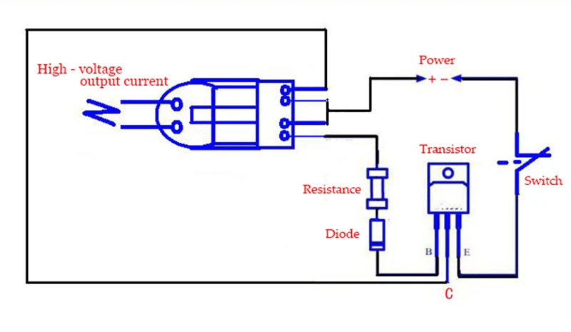 DC высоковольтный генератор инвертор электрический воспламенитель 15кВ 18650 батарея DIY Kit