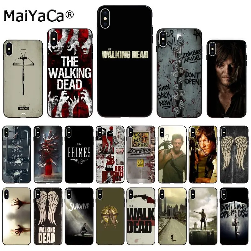 Чехол для телефона MaiYaCa для iphone 11 pro X se 5S 6s 6s plus 7 plus чехол walking dead hero для iphone 11 pro 8 8plus XR XS MAX