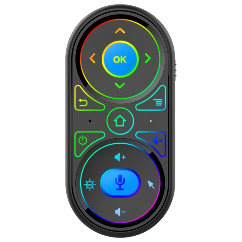 G11 Air Mouse для Google Voice RGB с подсветкой гироскоп 2 4G беспроводной Перезаряжаемый пульт
