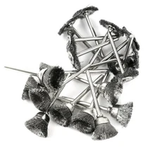 Новые 20 шт мини-проволочная Кисть кисти латунные чашки колеса металла ржавчины полировки кисти