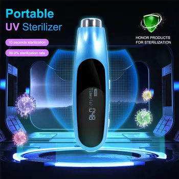 

Portable UV Sterilizer Handheld Rapid 10 Second Sterilization Stick Long--Lasting Anti-Virus Germicidal Ultraviolet Sterilizater
