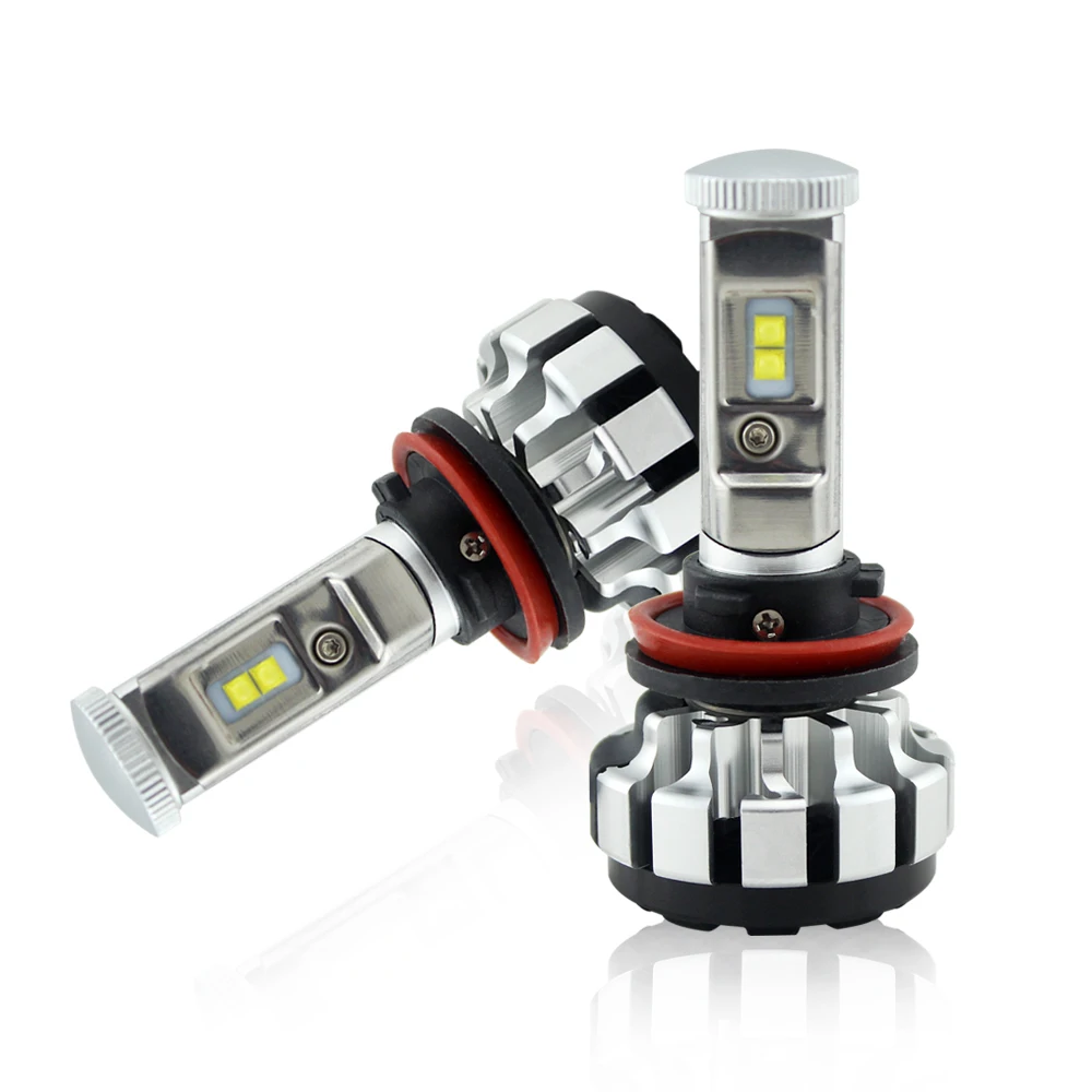 Светодиодная автомобильная лампа T1 H7 Led H1 HB3 HB4 h 11 H4 H8 H9 h11 комплект автомобильных