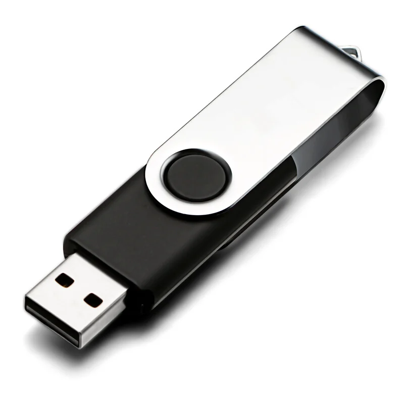 Usb флеш накопитель металлический вращающийся 2 0 4 ГБ 8 16 32 64 128 256 в подарок|USB