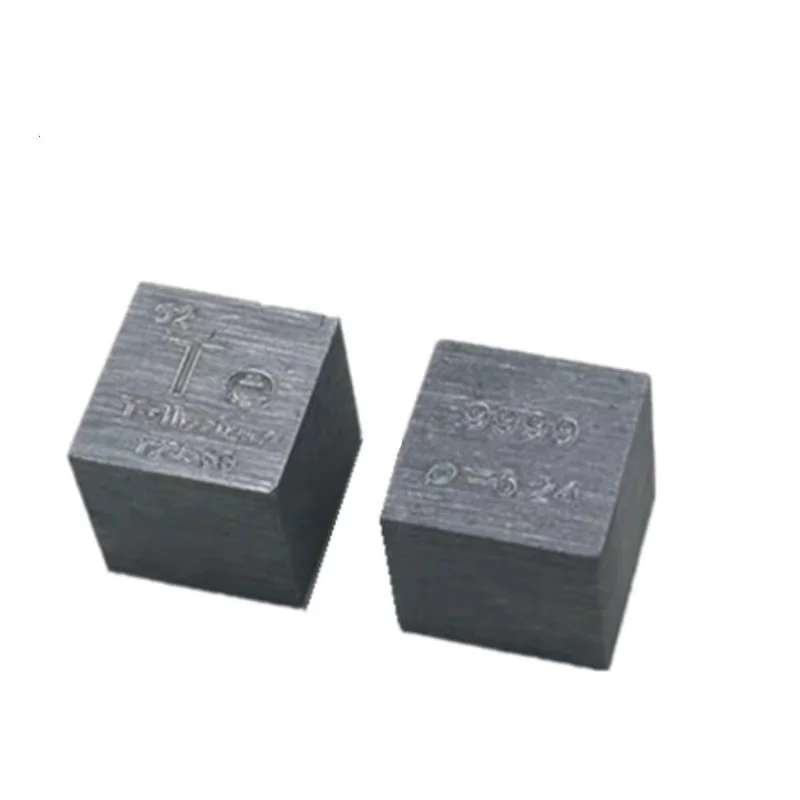 

Tellurium Te Metal 10mm Density Cube 99.99% Pure For Element Collection Te Science Chemistry