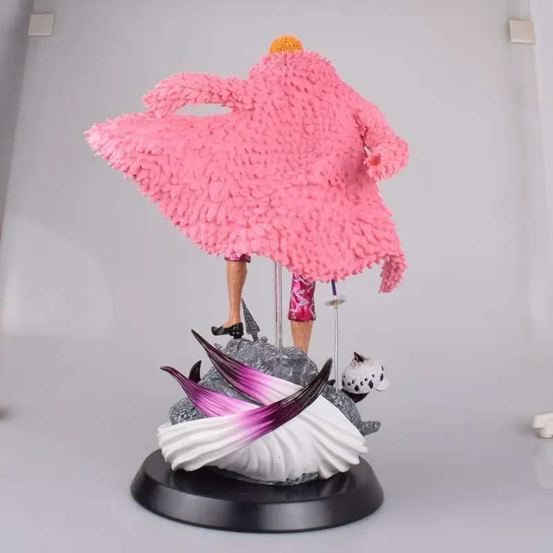 Одна деталь фигурка GK Donquixote Doflamingo ПВХ 37 см кукла модель статуя Коллекция игрушек аниме изысканное качество рабочего стола Figma