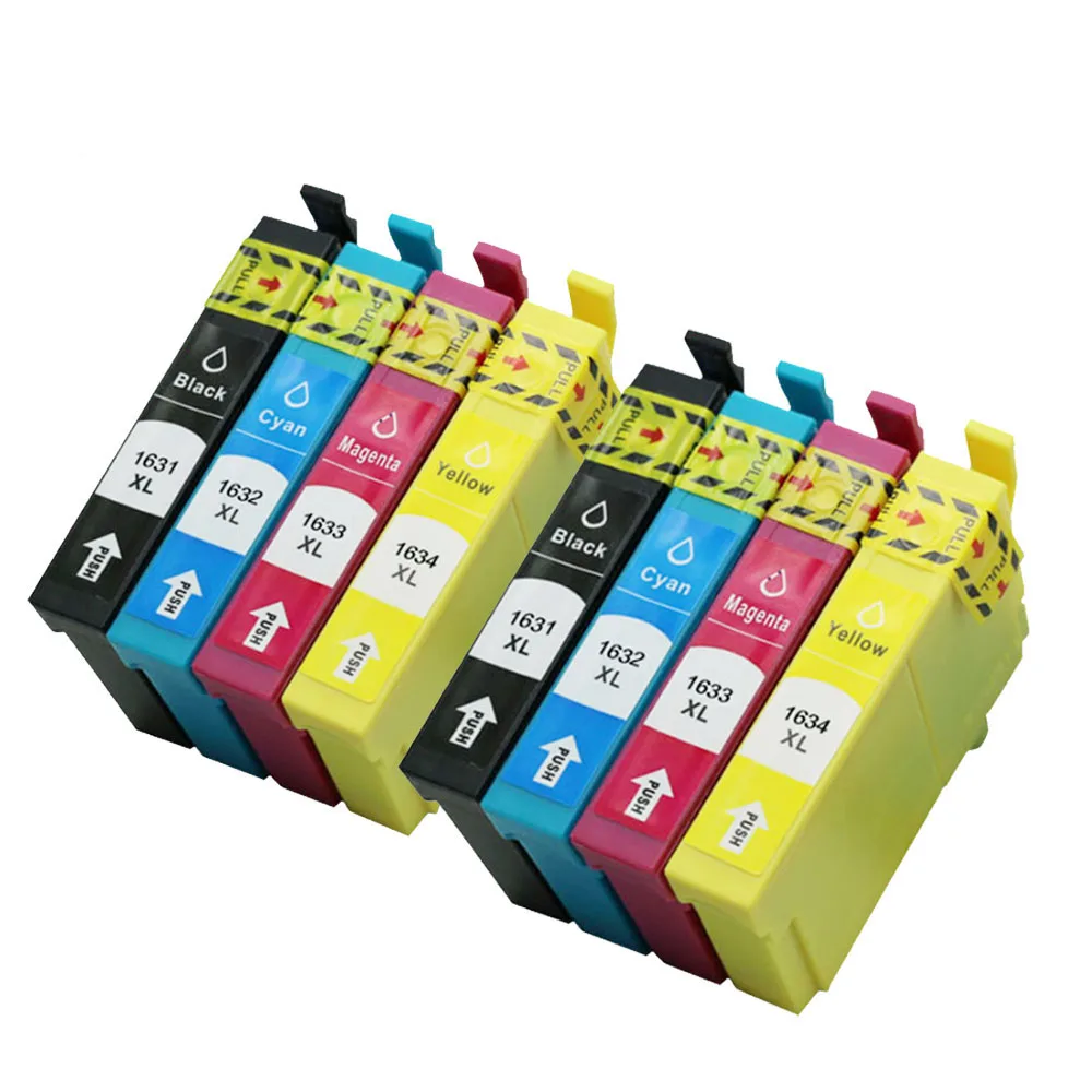 8PK T1631 4 совместимый чернильный картридж для Epson WF 2010W E1631 E1632 E1633 E1634 T1636|Чернильные