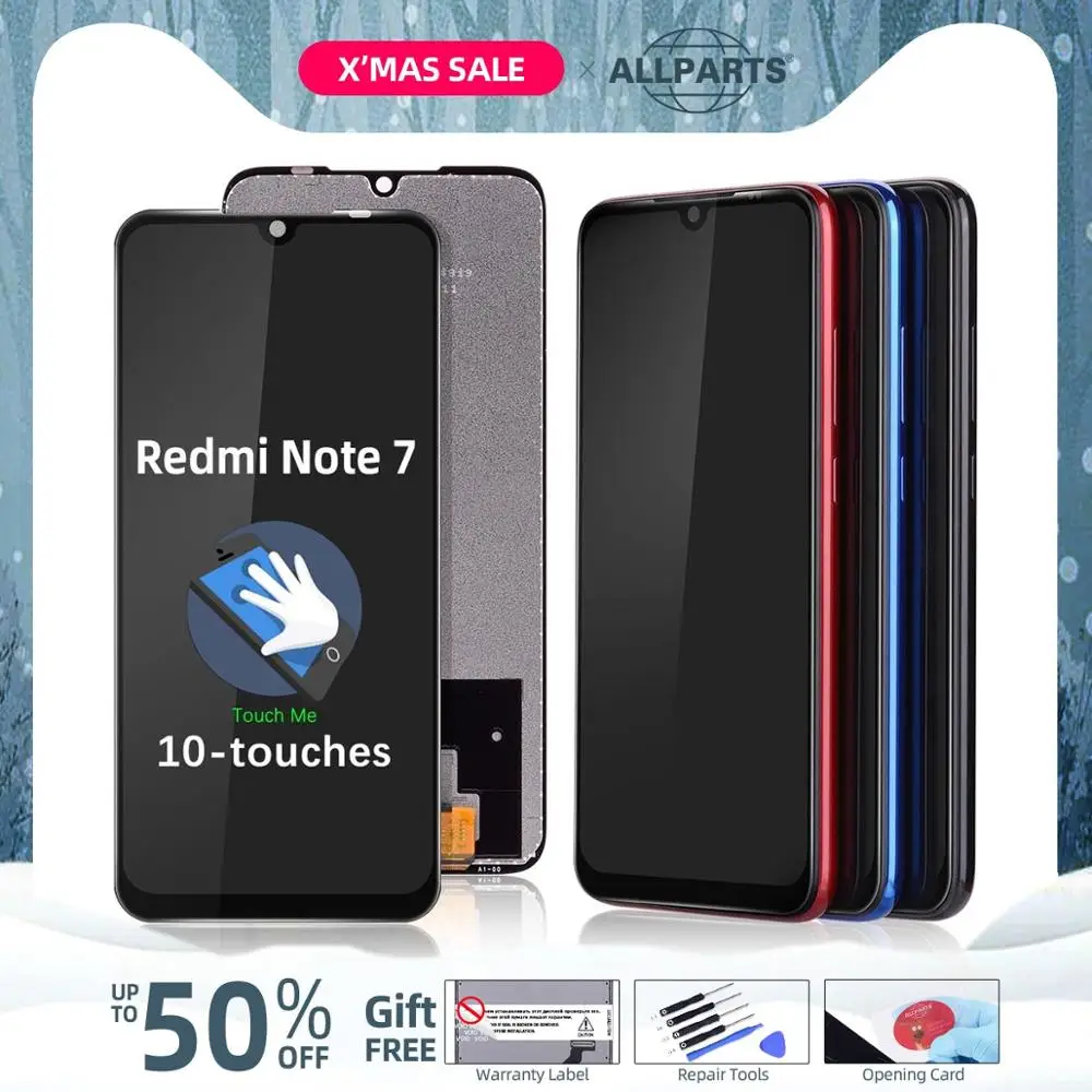 Cena ORYGINAŁ WYŚWIETLACZ for Xiaomi Redmi Note 7 EKRAN LCD i Dotyk DIGITIZER ORYGINALNA ORYG z RAMKĄ CZARN
