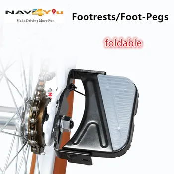

wholesale rear footrests for electric bike,foldable foot-pegs rear pedals for bicycle with free shipping for one pair