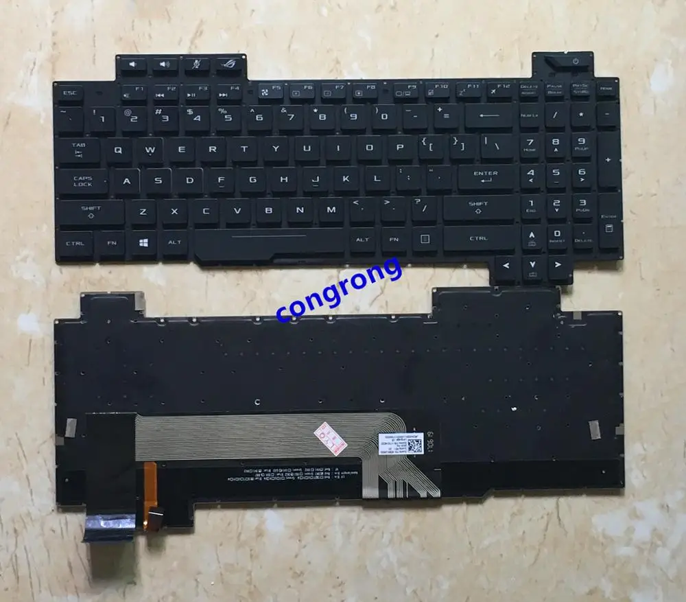 Клавиатура с подсветкой для ASUS ROG STRIX GL503VS GL503 GL503V GL503VD клавиатура ноутбука на