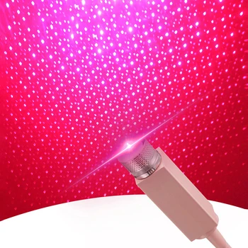 

Starry Sky Romantic Light Car Roof Night Lights Plug and Play Auto Ceiling Romantic USB Adjustable Decorative Lamp