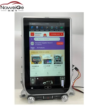 

NaweiGe 13.6Inch Tesla Head Unit for Toyota Land Cruiser 200 2016-2019 Car dvd for Toyota LC200 2016-2019 Car audio gps radio bt