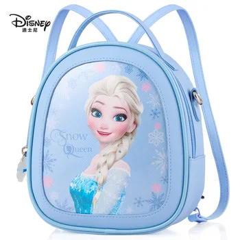 

Elsa Disney Backpack Frozen Snow Queen Princess Cartoon Handbag School Bags For Girls Student Kid Kawaii Bag Children's Backpack