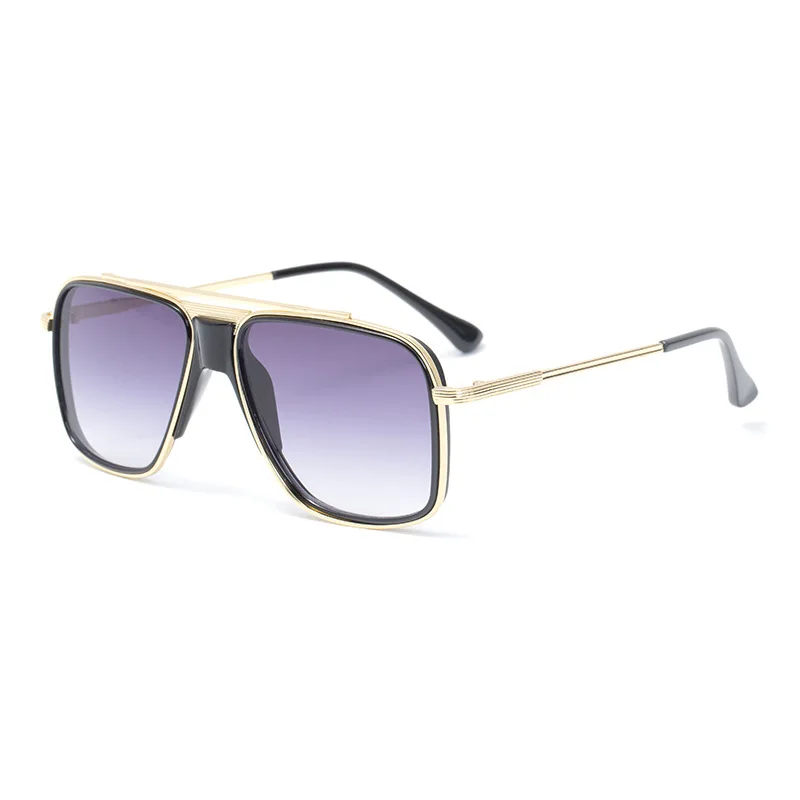 

Oversized Sunglasses Men Brand Designer Retro Square Sun Glasses Women Vintage Flat Top Sunglass Luxury Gradient Shades UV400