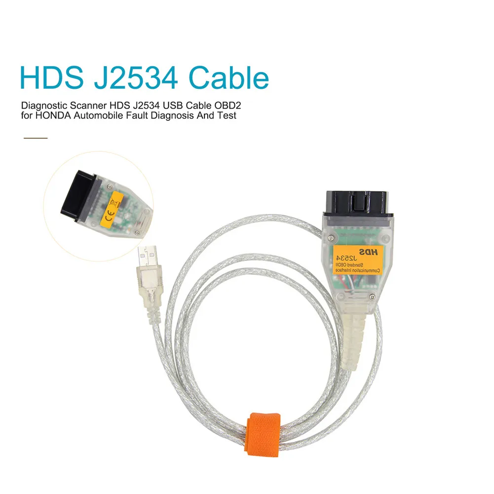 Диагностический сканер HDS J2534 USB кабель OBD2 для HONDA диагностики неисправностей автомобиля и тестирования автомобильные аксессуары