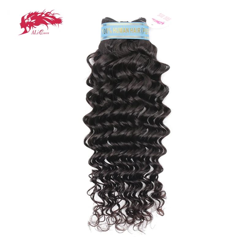 

Peruvian Deep Curly Hair Bundles 10-26 Inches Natural Color Unprocessed Virgin Human Hair Extension One Cut