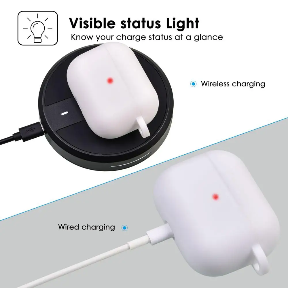 Силиконовый чехол для Air Pods pro 3 чехол Портативный беспроводной Bluetooth для ple airpods pro Чехол для наушников