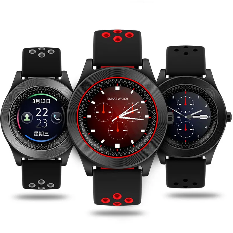 TF8 Смарт часы спортивные фитнес трекер Bluetooth круглые часы телефон Smartwatch Android наручные часы Поддержка Sim TF карта PK V9 V8 Y1