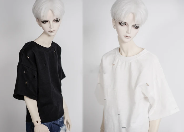 D01-P551 Doll handmade clothes 1/4 1/3 uncle MSD SSDF SD doll Accessories Shredded short-sleeved T-shirt 1pcs | Игрушки и хобби