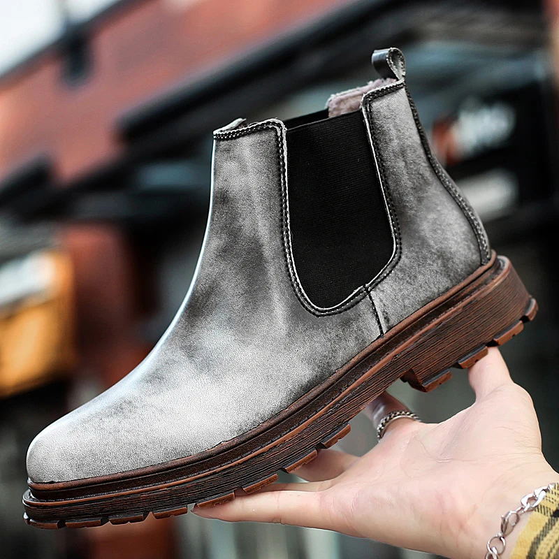comfortable leather boots mens