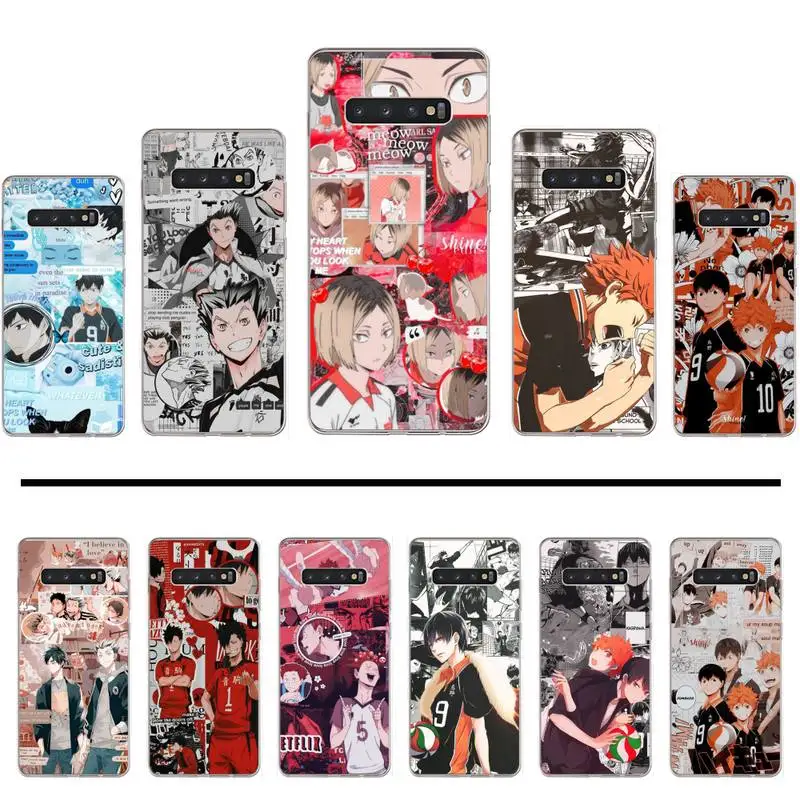 

Haikyuu anime poster Phone Case For Samsung Galaxy S5 S6 S7 S8 S9 S10 S10e S20 edge plus lite