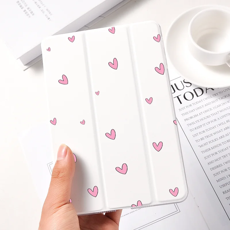 Love Heart For Ipad Pro 18 Case Cute Girls 10 5 Air 3 9 7 Mini 5 7th Generation 6th 5th Luxury Air 2 Pc Cover Pro 12 9 Tablets E Books Case Aliexpress