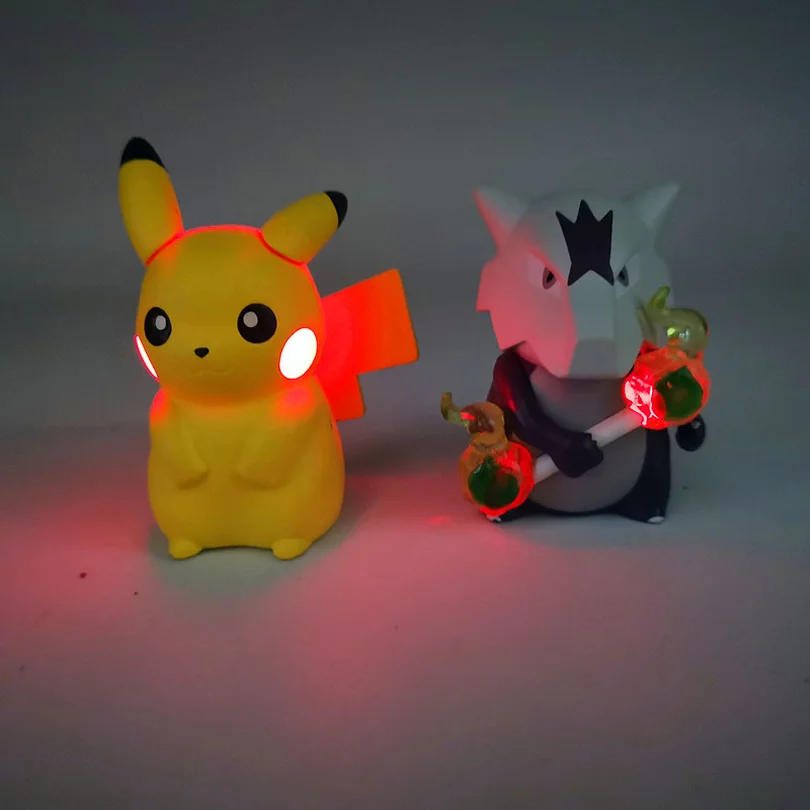 Оригинальная экшн-фигурка TAKARA TOMY Gashapon Pokemon Alola District Marowak Pikachu Коллекционные