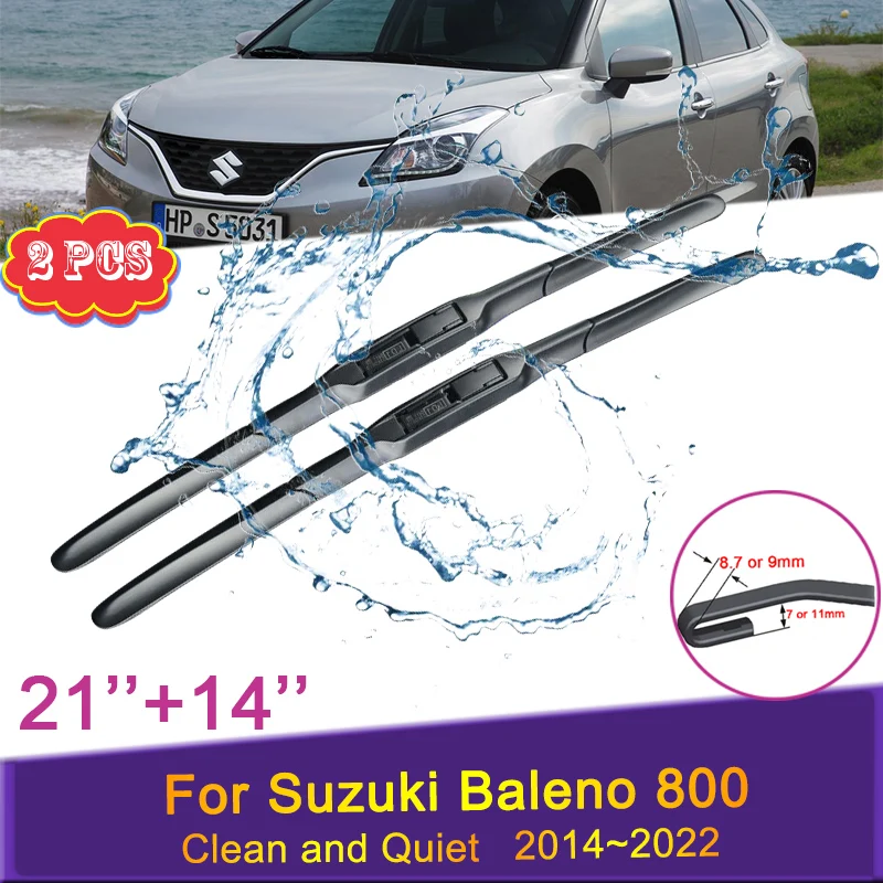 Щетки стеклоочистителя для Suzuki Baleno 800 2014 2015 2016 2017 ~ 2022 | Автомобили и мотоциклы