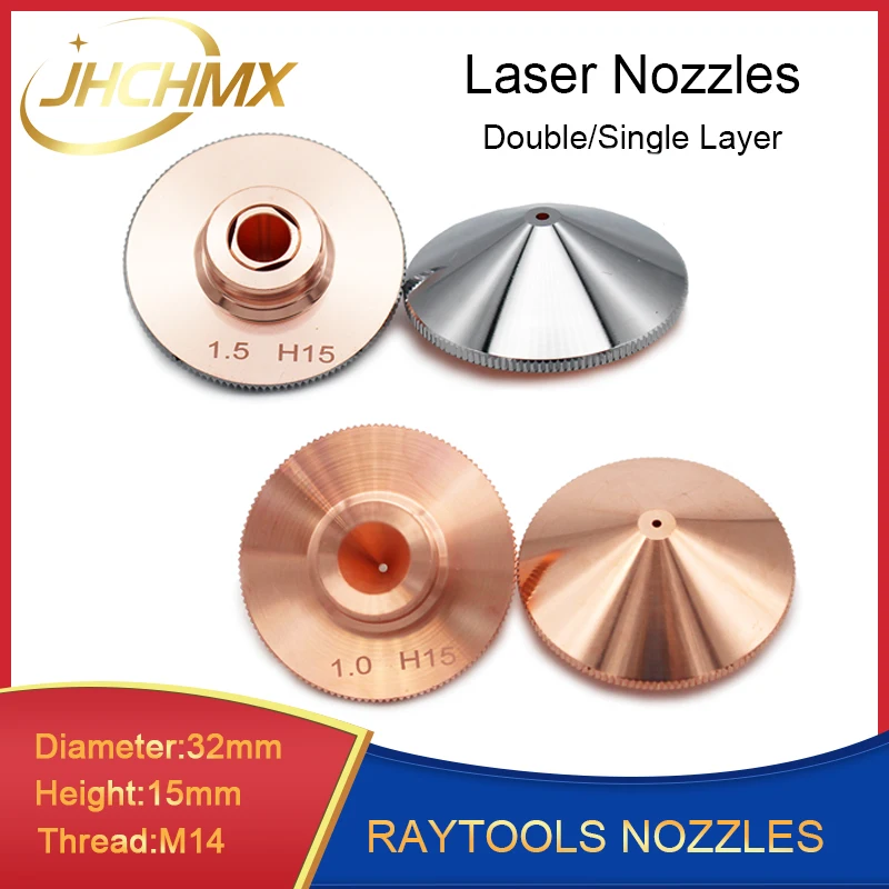 Форсунка JHCHMX Raytools Однослойная/двухслойная диаметром 32 мм Калибр 0 8 4 для мощной