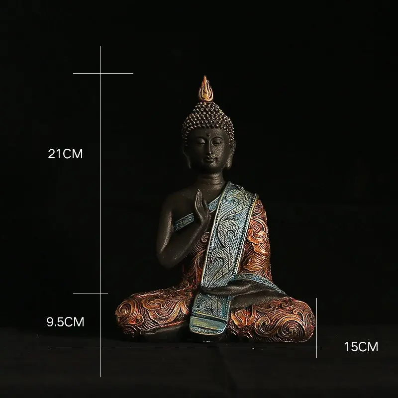 VILEAD 5 стиль статута Будды Таиланд Буда смолы Huddhism статуэтки фэншуй гостиная украшения дома