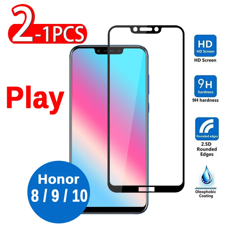 1-2 шт. защитная пленка для экрана Huawei Honor Play 8X 8C 8A 8 9 10 Lite | Мобильные телефоны и