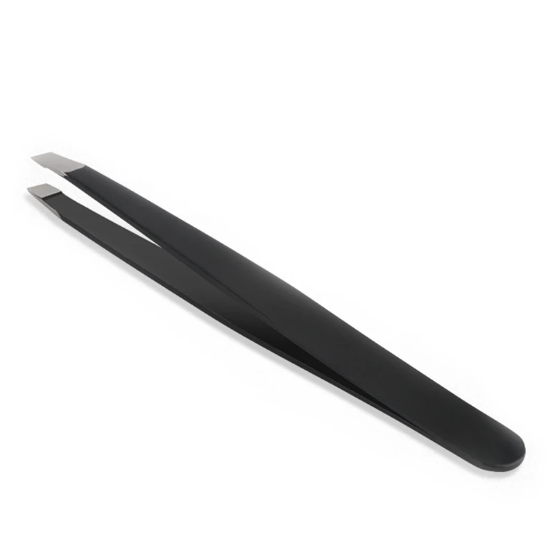 Mejor Compra Pinzas para cejas de colores, pinzas de acero inoxidable con punta inclinada para la eliminación del vello facial, 1 ud. AjXNeOddYJj