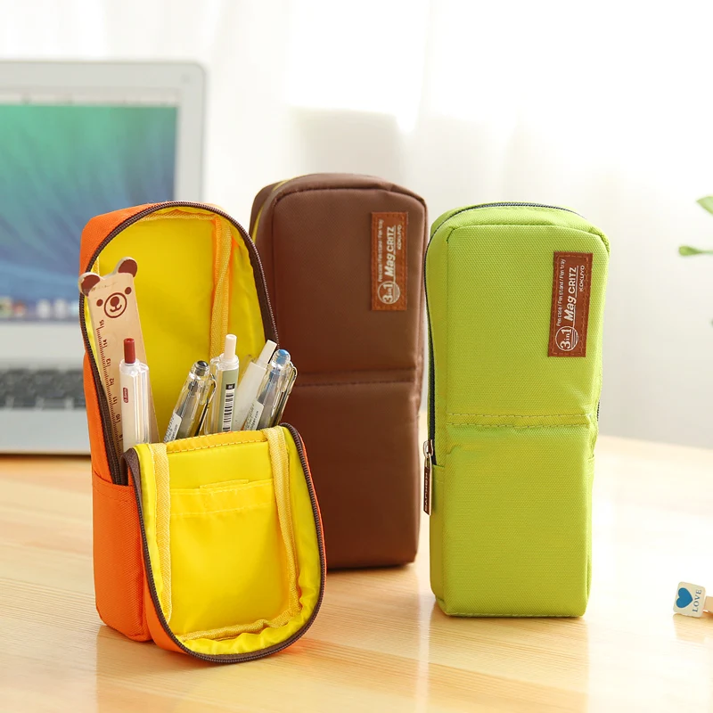 

Japan KOKUYO Pencil Bag WSG-PC32 Multifunction Pen Case Large Capacity Pencil Pouch 1PCS