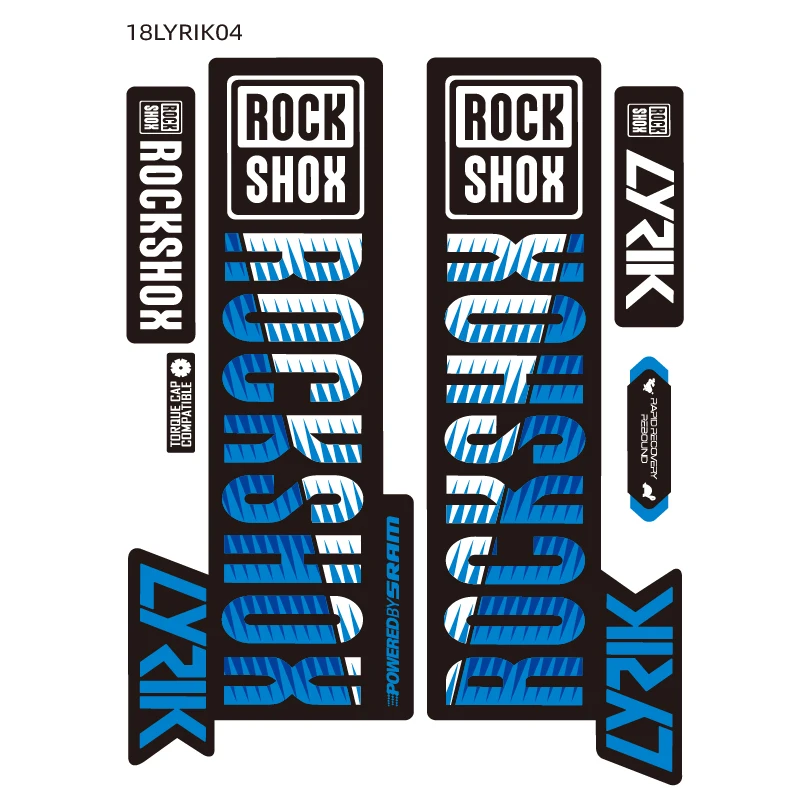 LYRIK ROCK SHOX MTB вилка наклейка для горного велосипеда Rockshox передняя вилка наклейка