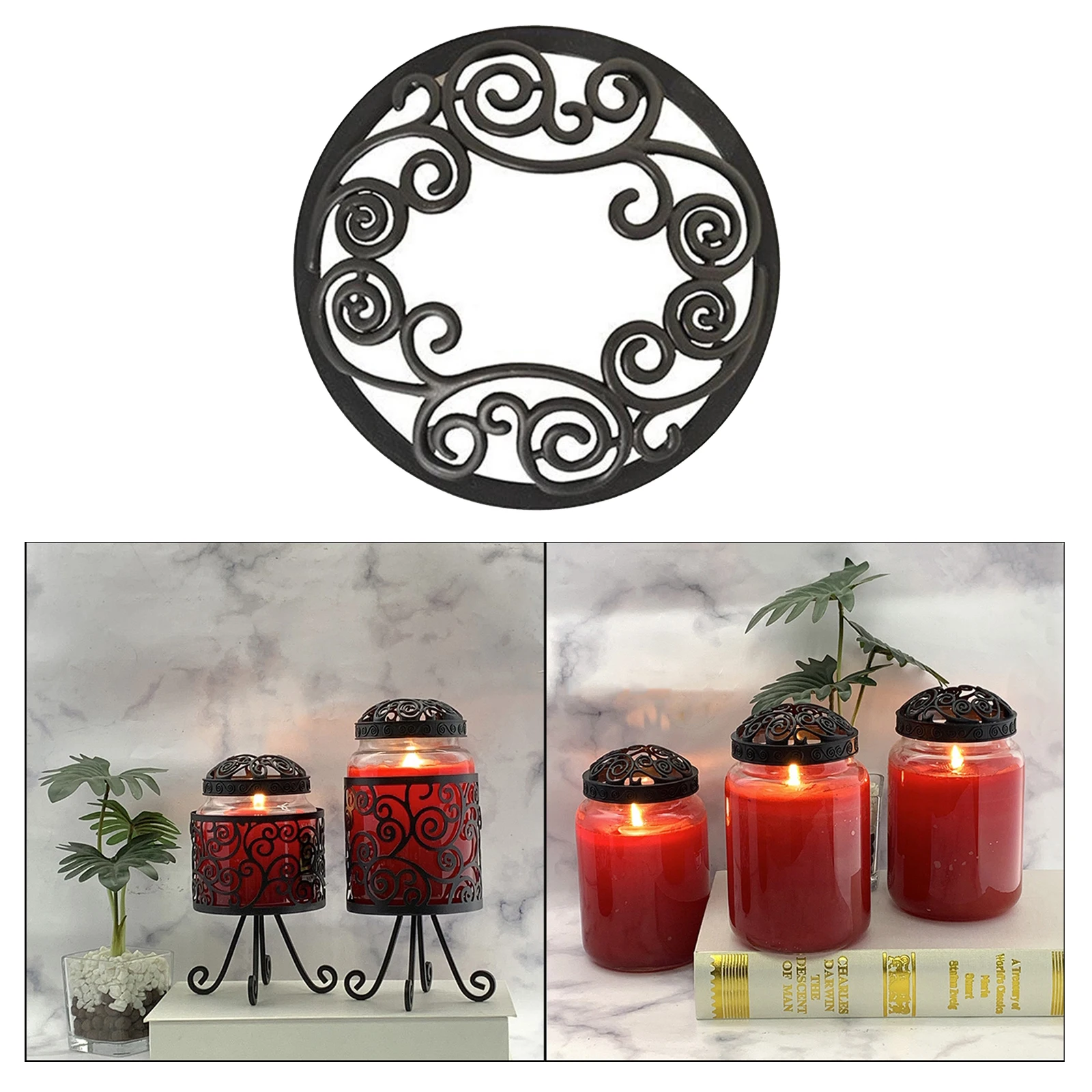Candles Topper Candle Sleeves Burn Evenly Accessories Home Decor Style 4