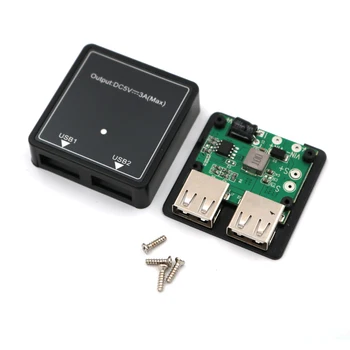 

5V 3A Max Dual USB Charger Regulator 5V-20V For Solar Cell Panel Fold Cover/ Phone Charging Power Supply Module with Crew