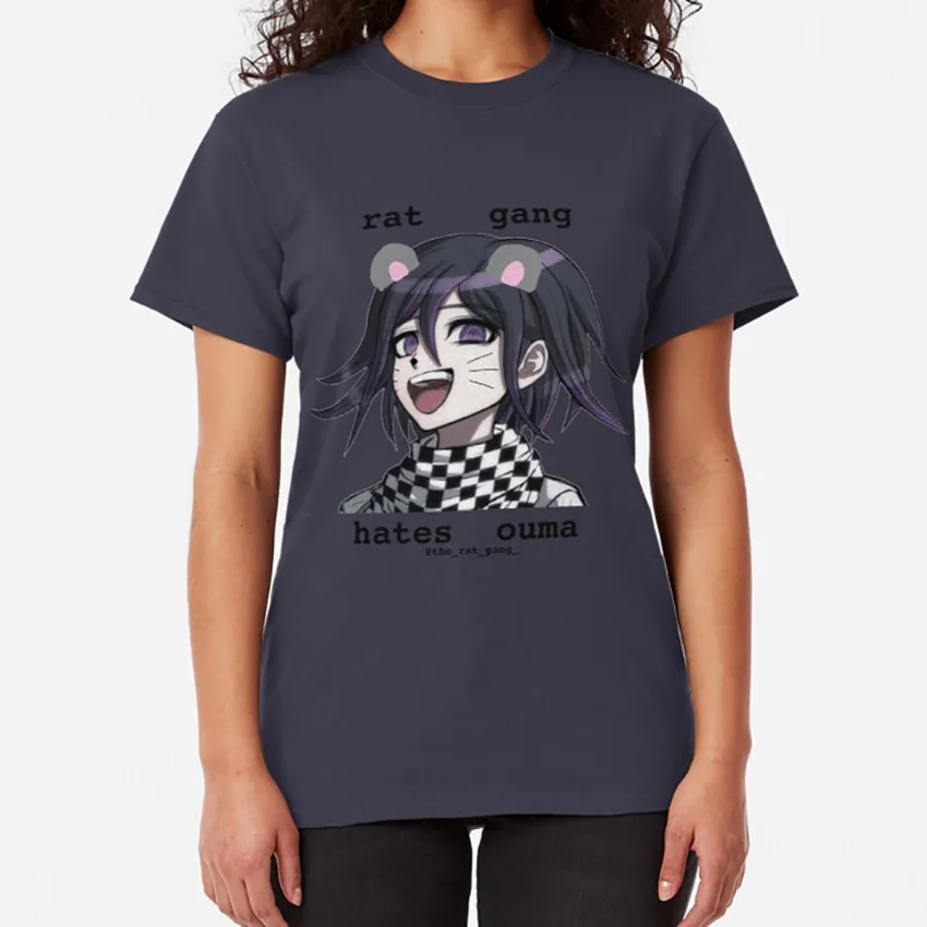 Крыса банда не любит Оума футболка danganronpa kokichi ouma dr крыса банда|Футболки| |