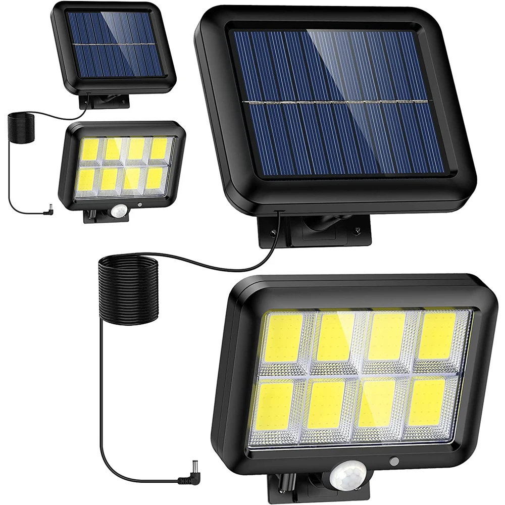 

160LED Solar Powered Wall Light Outdoor Waterproof PIR Motion Sensor Lighting Park Courtyard Fence Street Garden Decoration Lamp