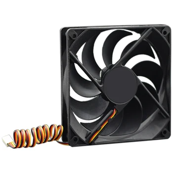 

12V Cooler Fan for PC 2-Pin 12cm Computer CPU System Heatsink Brushless Cooling Fan