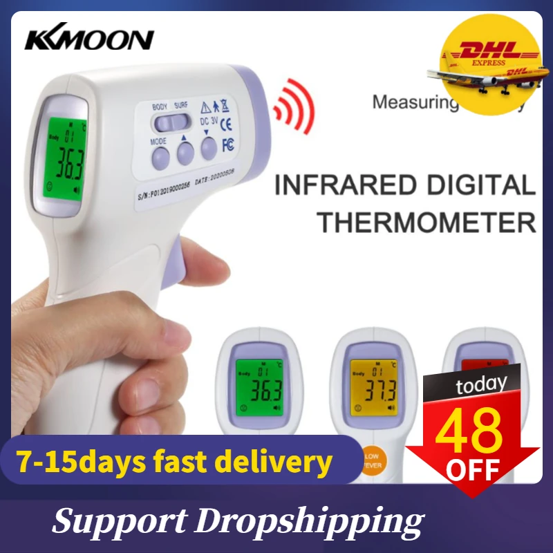 2020 IR digital Infrared Forehead Termometer Free Hand Sensor Technology Instant Read Thermometre termometro infrarojo digital|Temperature Instruments| - AliExpress