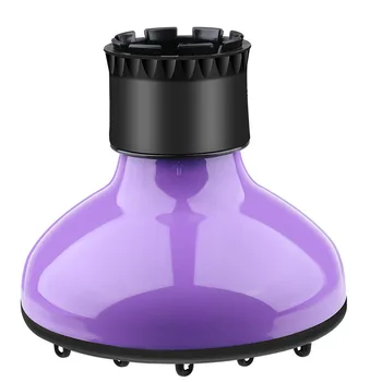 

Universal Dryer For Blowing Curly Hair Adjustable Air Volume Large Wind Hood Fxed Shape Dispersing Wind Drying Hair