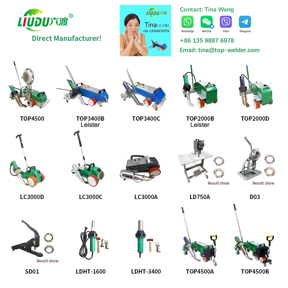 LIUDU brand LC3000A 1200W PVC Banner Welding Machine 110V / 220V Available 6