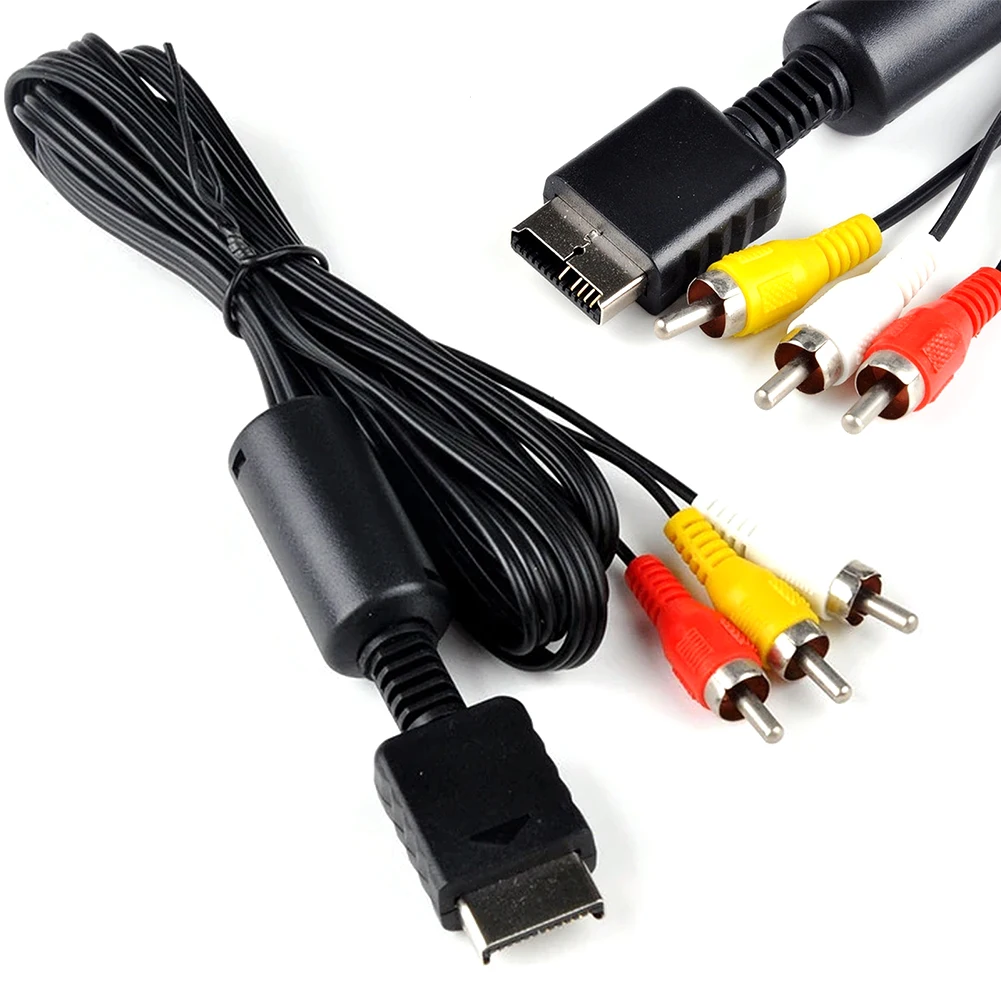 Video AV Lightweight Audio Cable Home Office Practical Accessories Wire Convenient Durable HD TV Compatible Component Controller